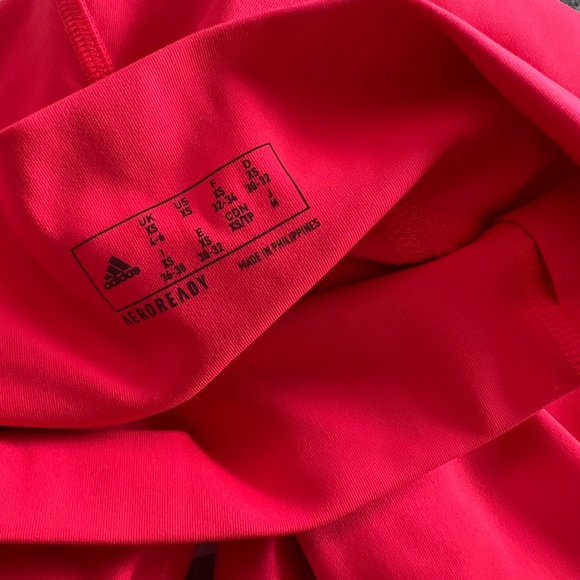 Adidas Aeroready Neon Capri Leggings - Picture 6 of 9